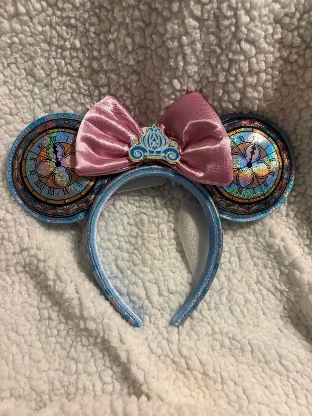 Disney Loungefly Stained Glass Cinderella Ears - NWT